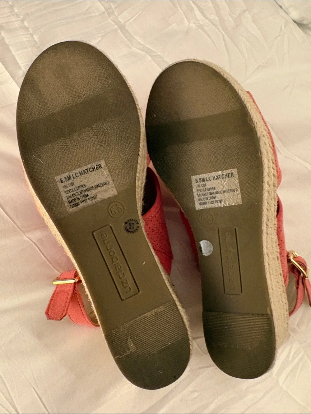 Women’s Coral Platform Espadrille Slide Wedges